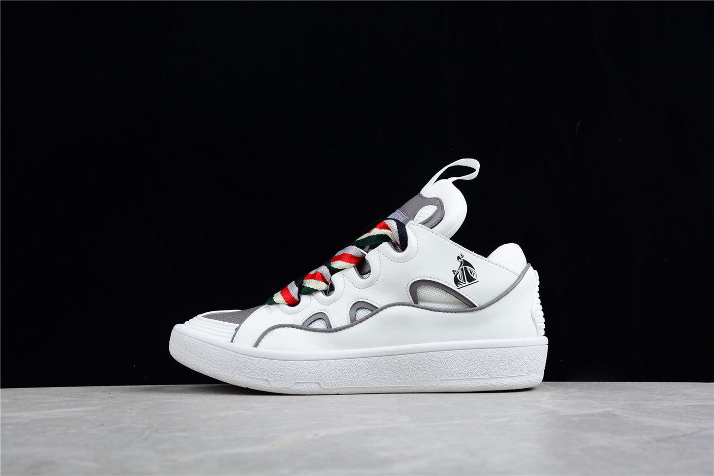 Lanvin White and Grey Sneaker - Phantom Kicks