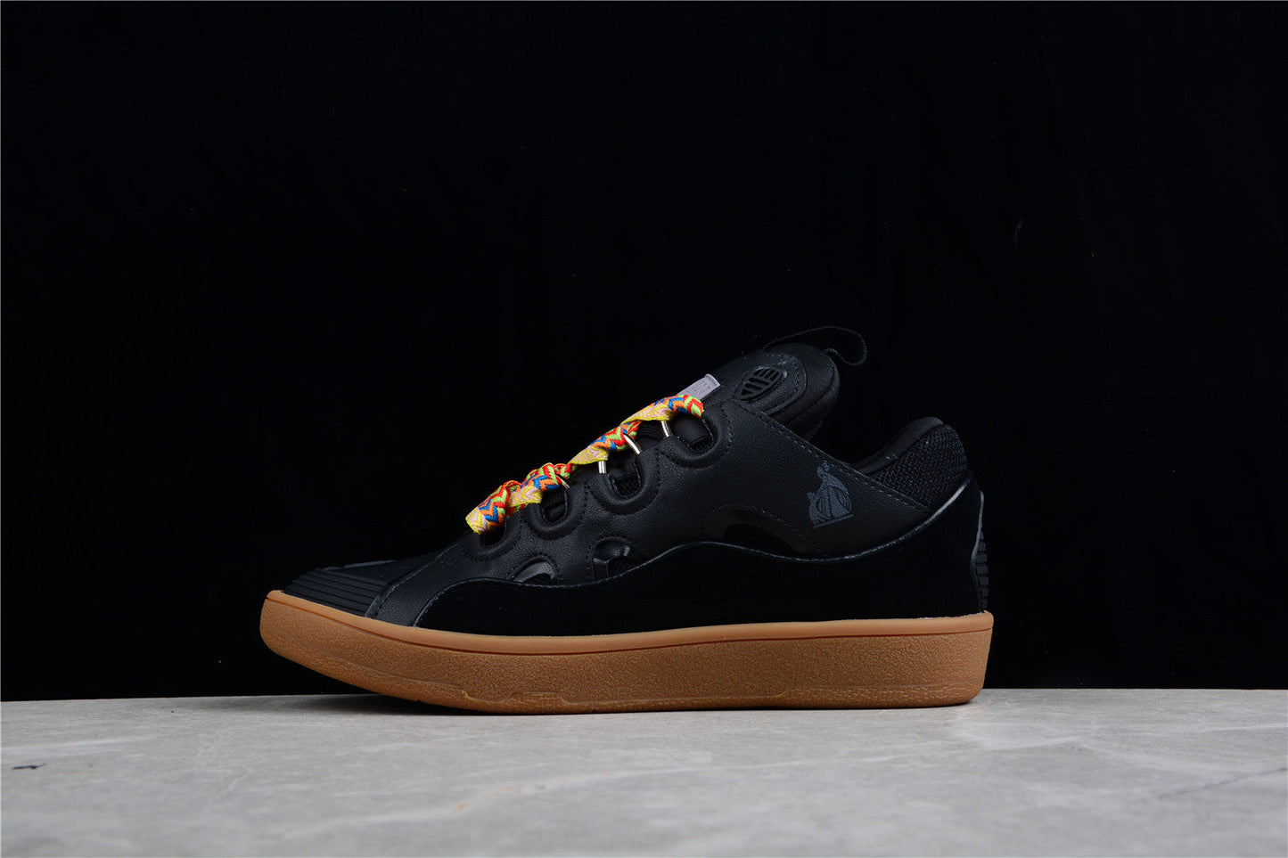Lanvin Black and Gum Sole Sneaker - Phantom Kicks