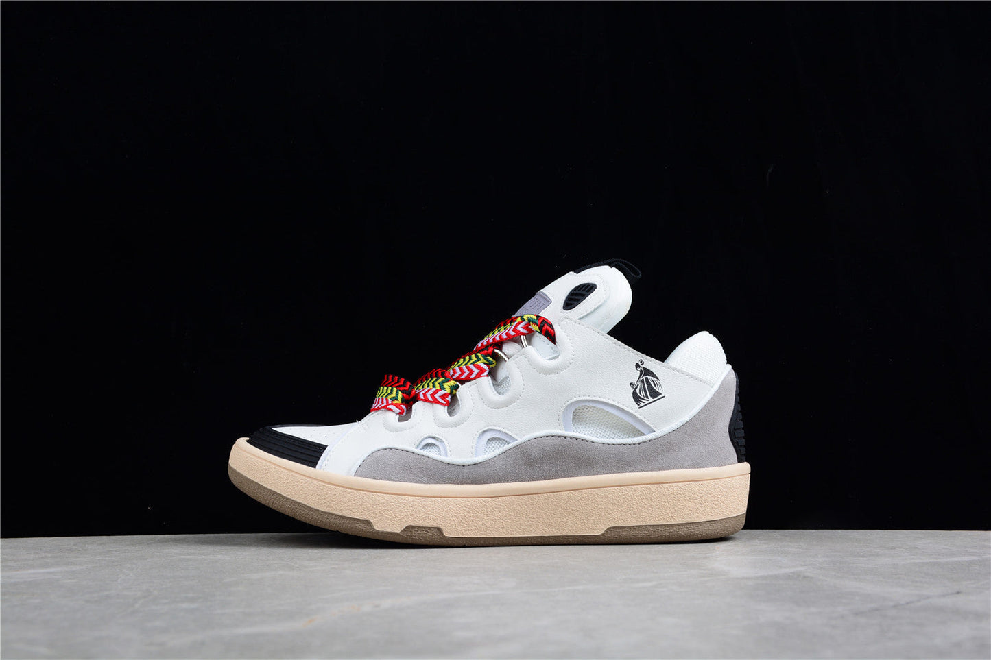 Lanvin White and Grey Sneakers - Phantom Kicks