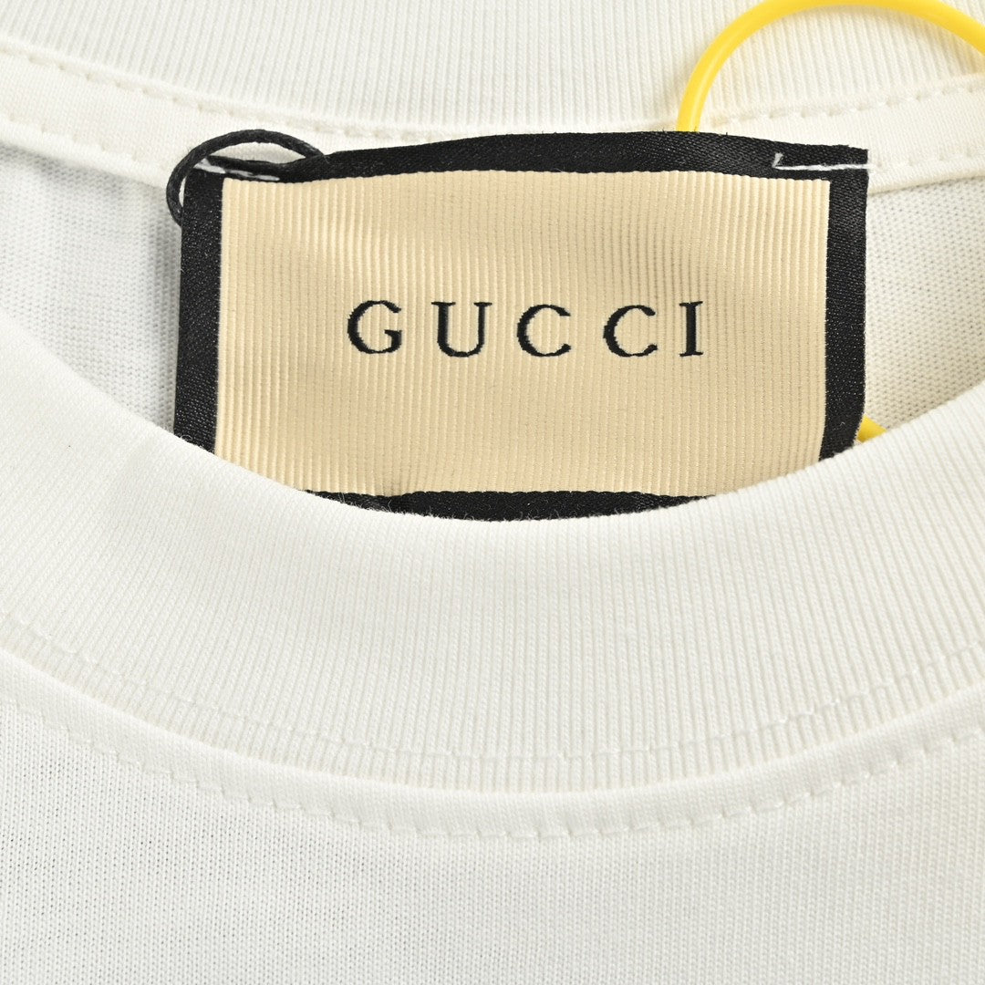Gucci White T-Shirt with Script Logo - Phantom Kicks
