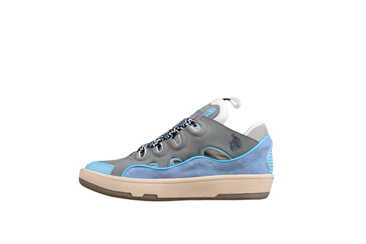 Lanvin Grey and Blue Sneakers - Phantom Kicks