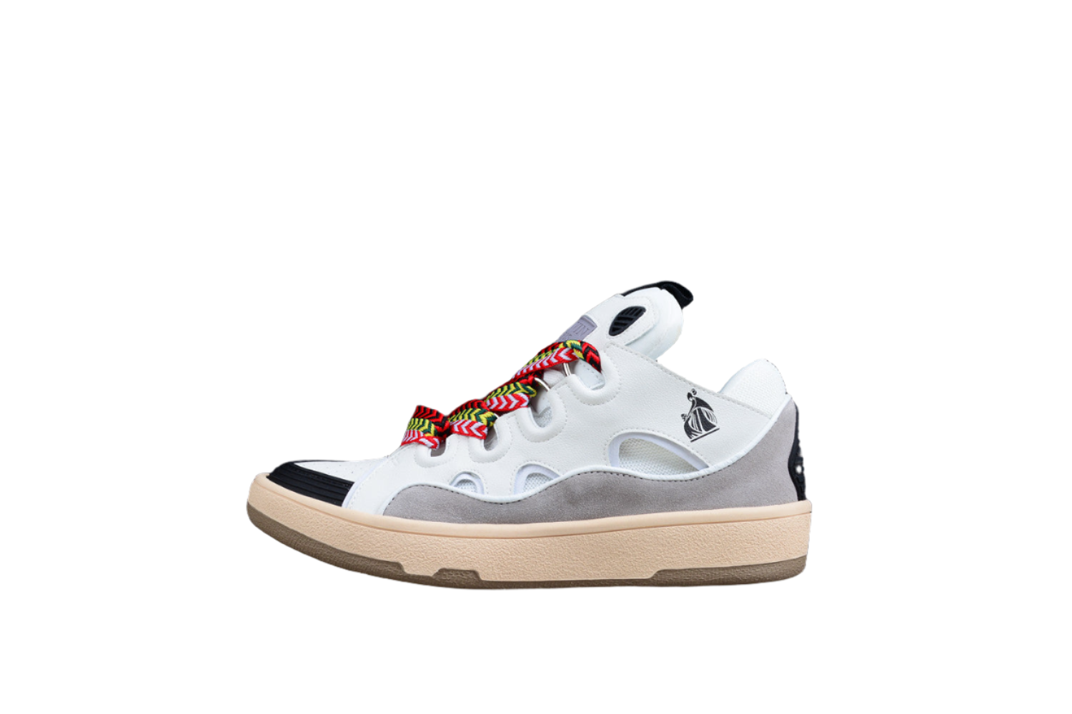 Lanvin White and Grey Sneakers - Phantom Kicks