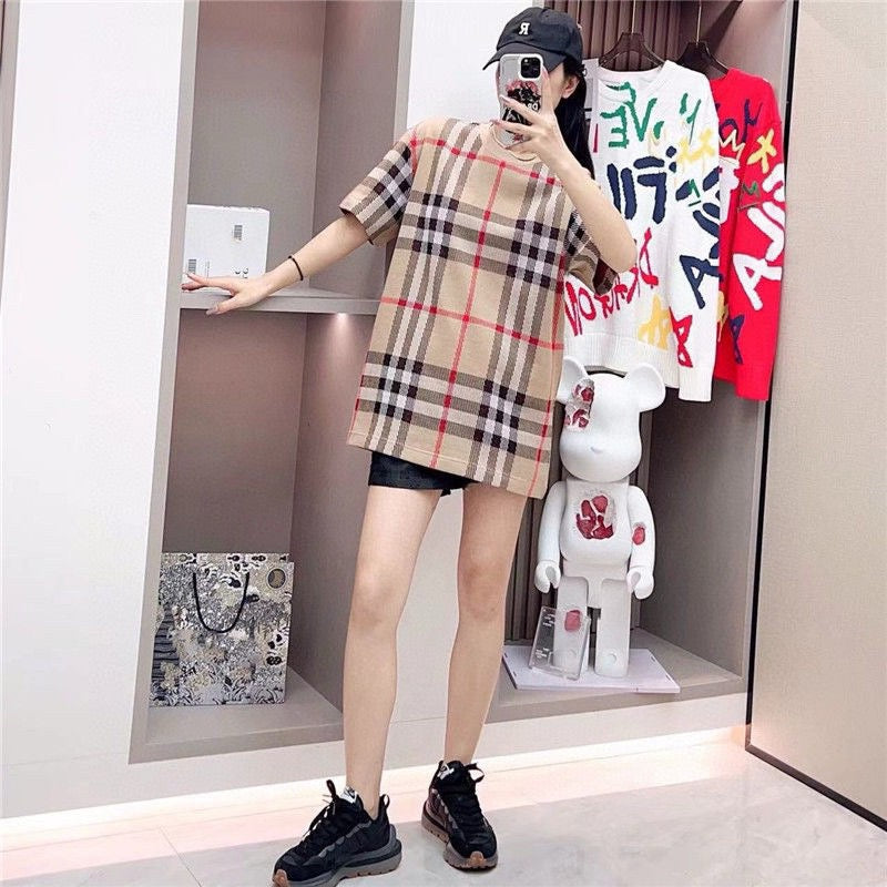 Burberry Beige Check T-Shirt - Phantom Kicks