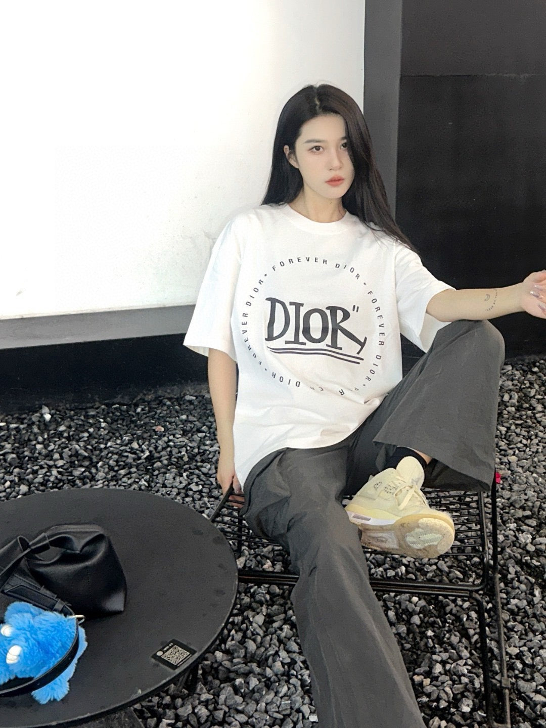 Dior "Forever Dior" T-Shirt (White) - Phantom Kicks
