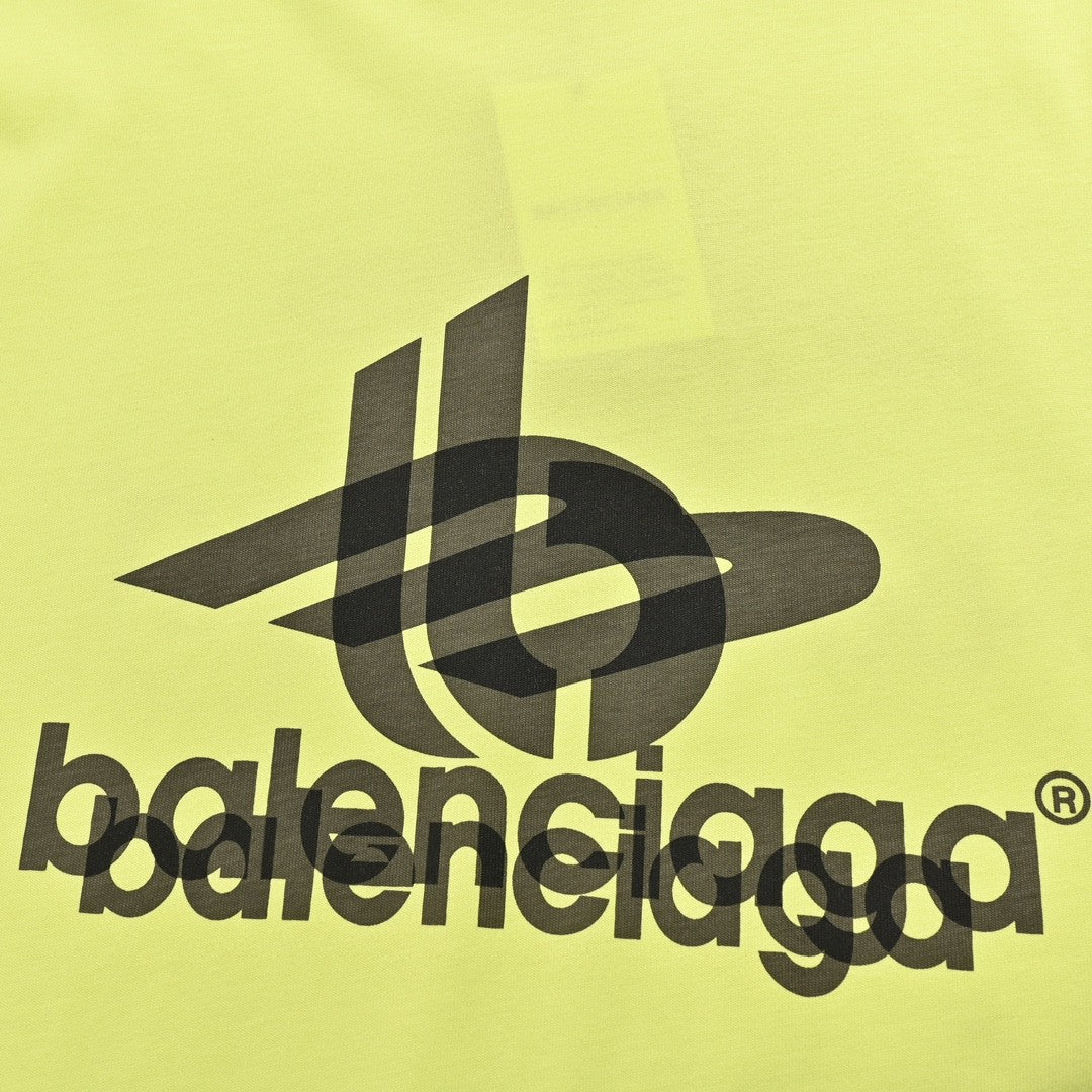 Balenciaga T-Shirt - Overlapping Logo - Phantom Kicks