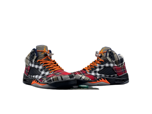 JORDAN 5 bold plaid multi-colorway - Phantom Kicks