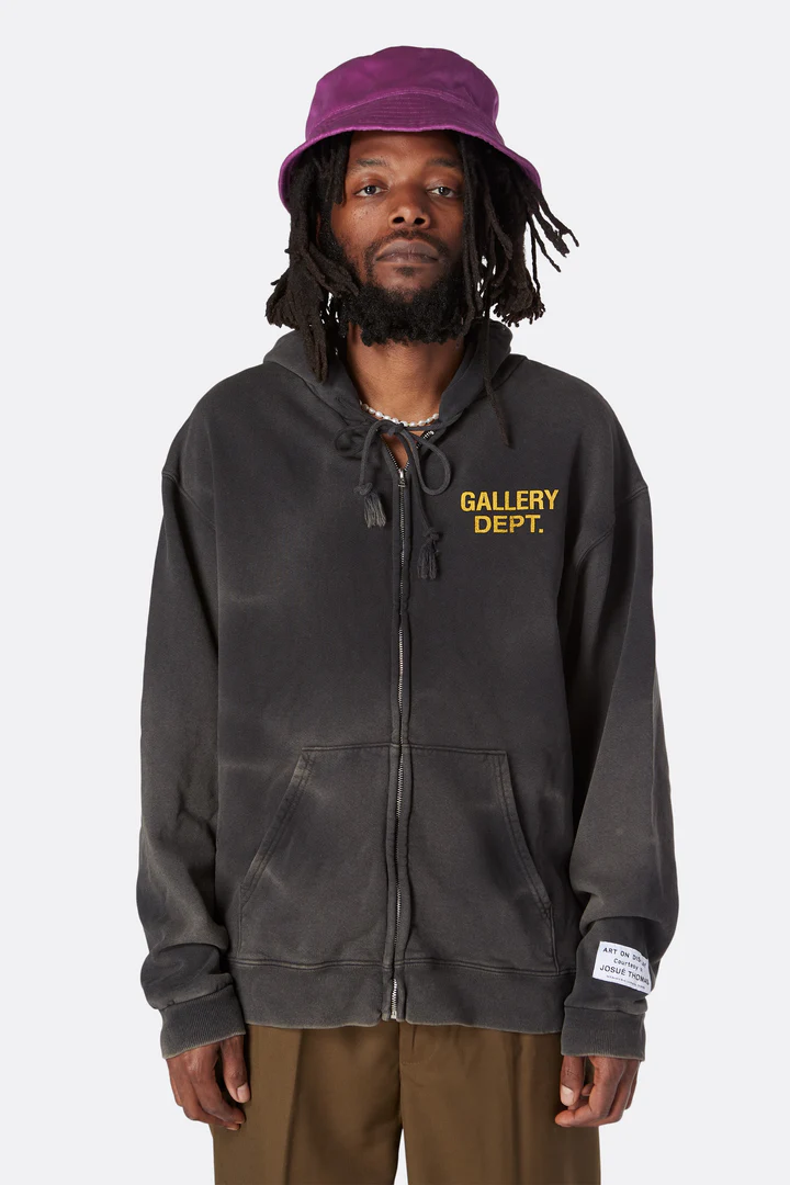 Gallery Dept. Gallery Dept Zip Up Hoodie - Phantom Kicks
