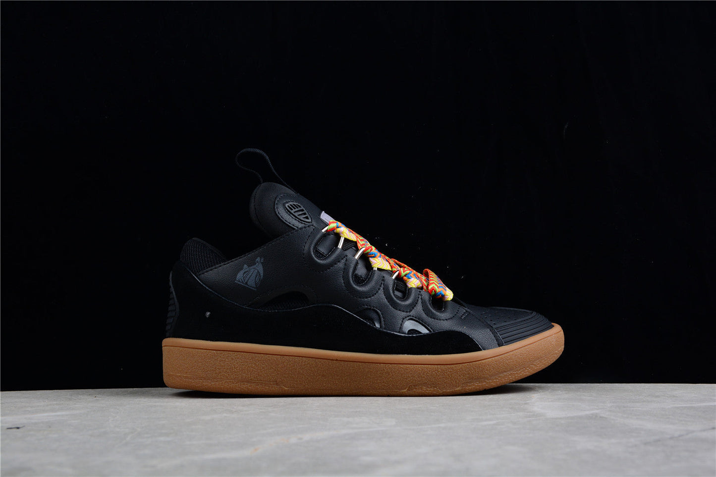 Lanvin Black and Gum Sole Sneaker - Phantom Kicks