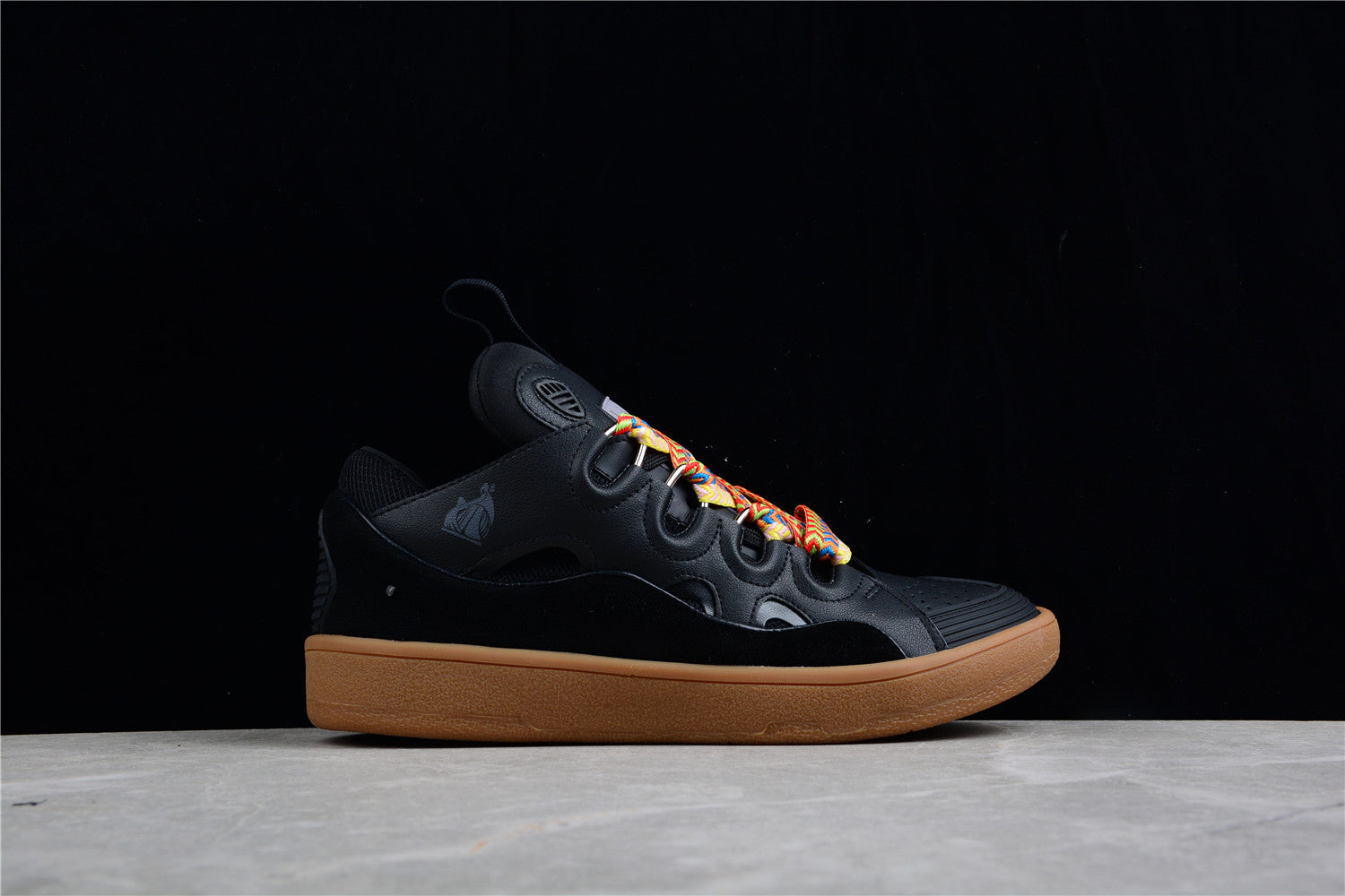 Lanvin Black and Gum Sole Sneaker - Phantom Kicks