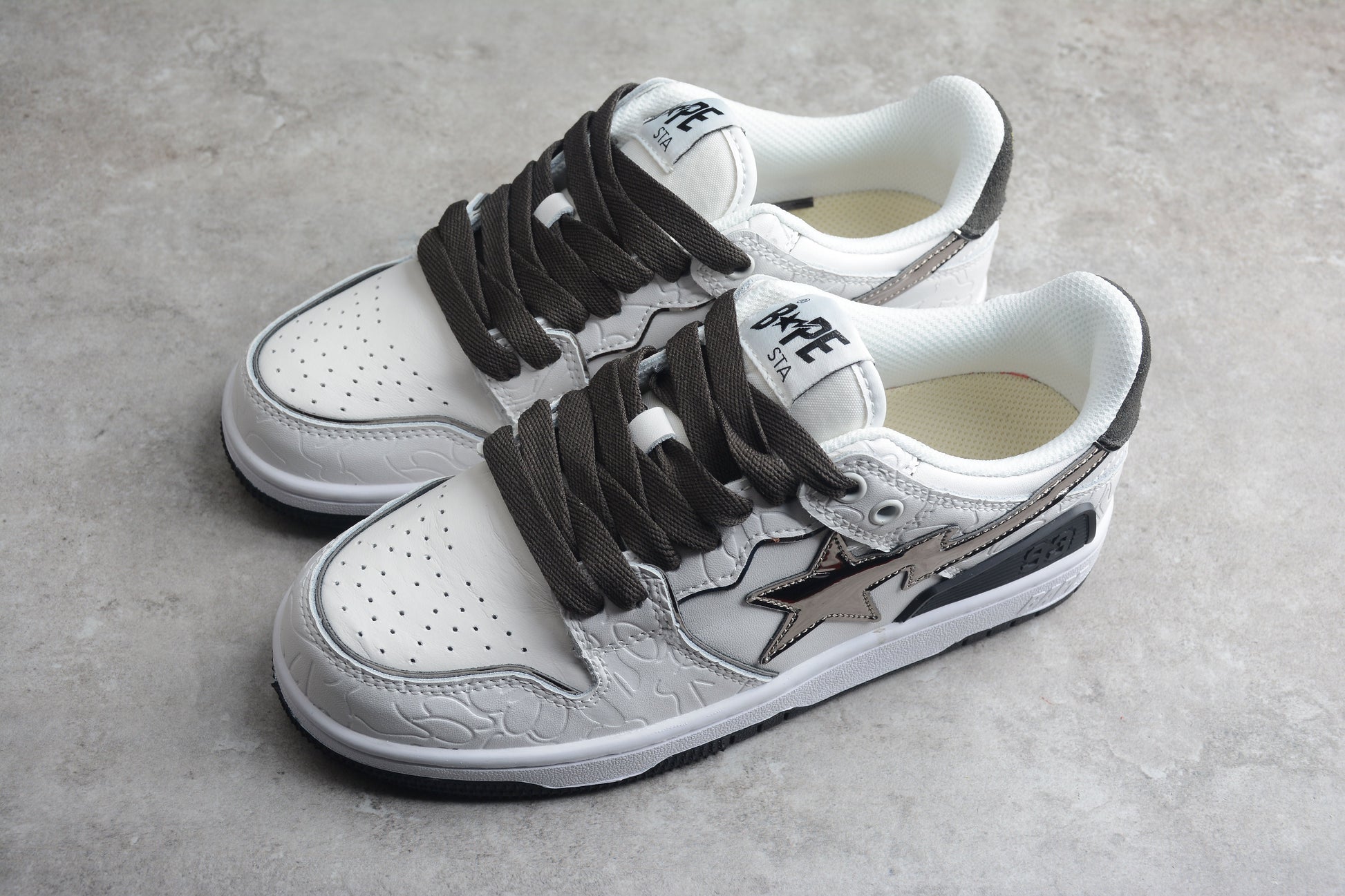 BAPE STA 93 Low Top Sneakers - Phantom Kicks