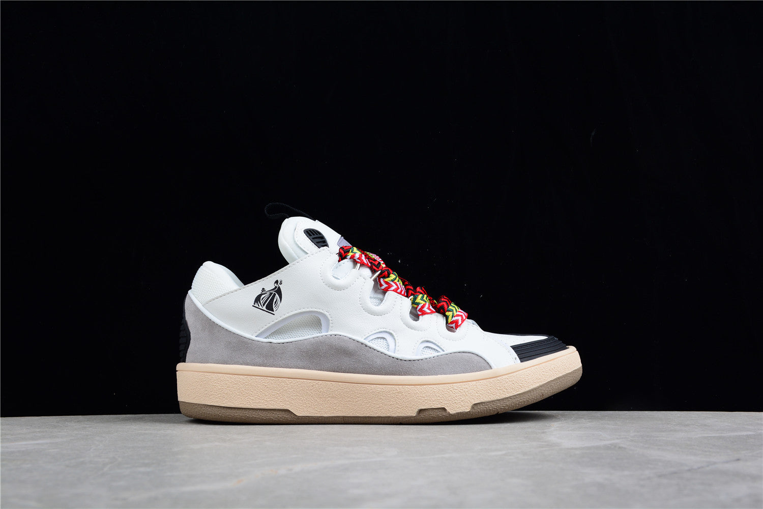 Lanvin White and Grey Sneakers - Phantom Kicks