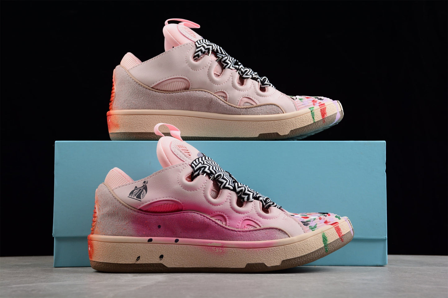 Vibrant Pink Low Top Sneakers - Phantom Kicks