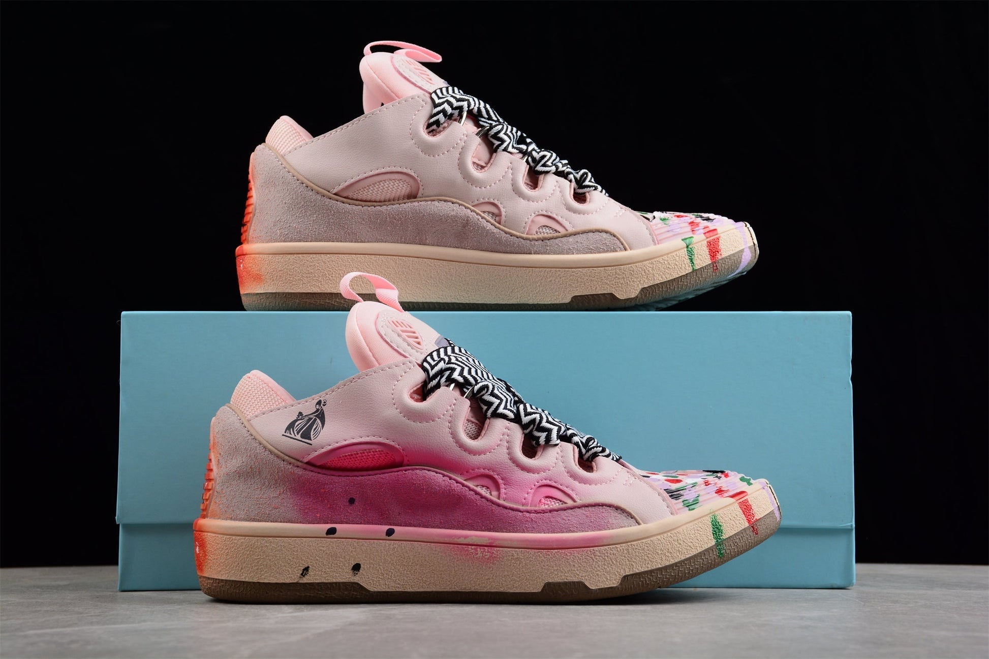 Vibrant Pink Low Top Sneakers - Phantom Kicks