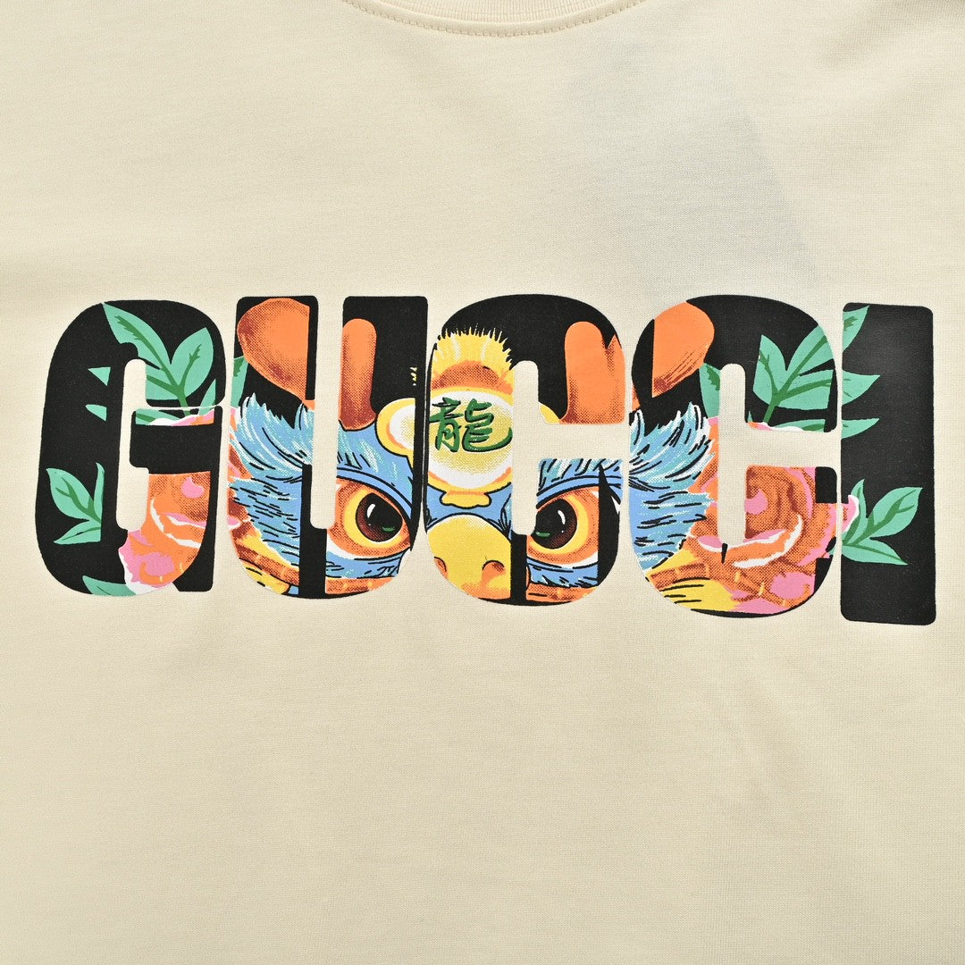 Gucci Graphic T-Shirt (Cream) - Phantom Kicks