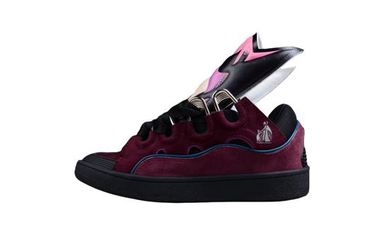 Lanvin Burgundy Suede Sneakers - Phantom Kicks