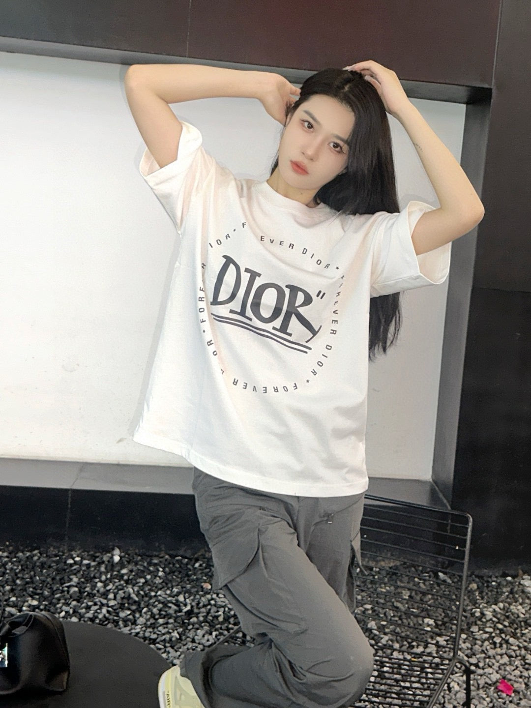 Dior "Forever Dior" T-Shirt (White) - Phantom Kicks
