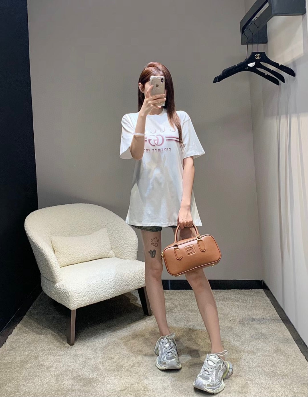 Gucci White T-Shirt with Firenze 1921 Logo - Phantom Kicks