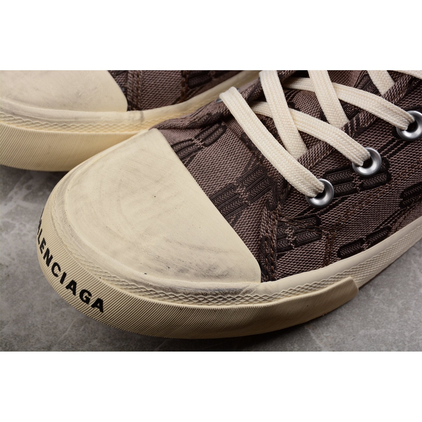 BALENCIAGA PARIS HIGH VULC DESTR x BB CLOTH - Phantom Kicks