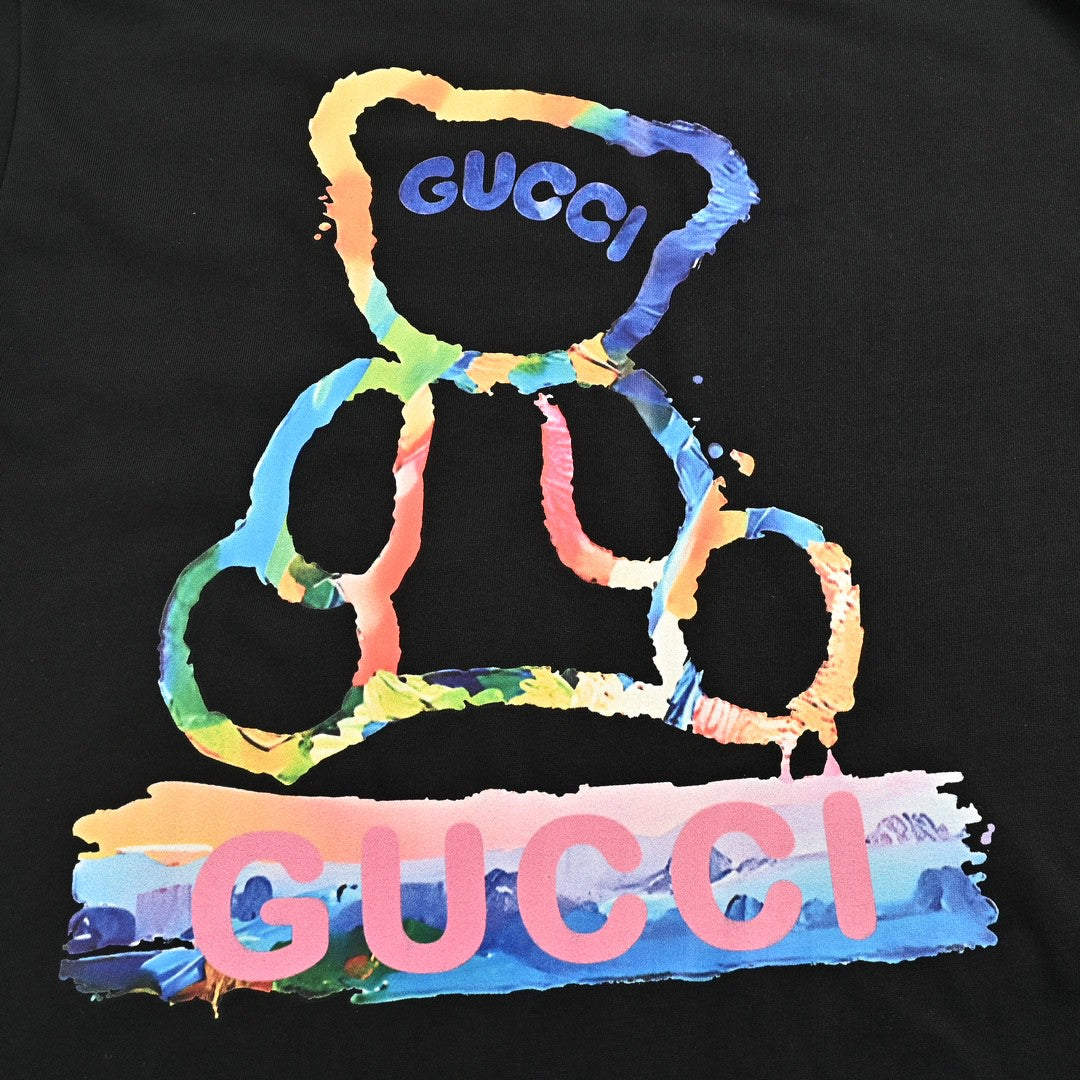 Gucci Teddy Bear Graphic T-Shirt - Phantom Kicks