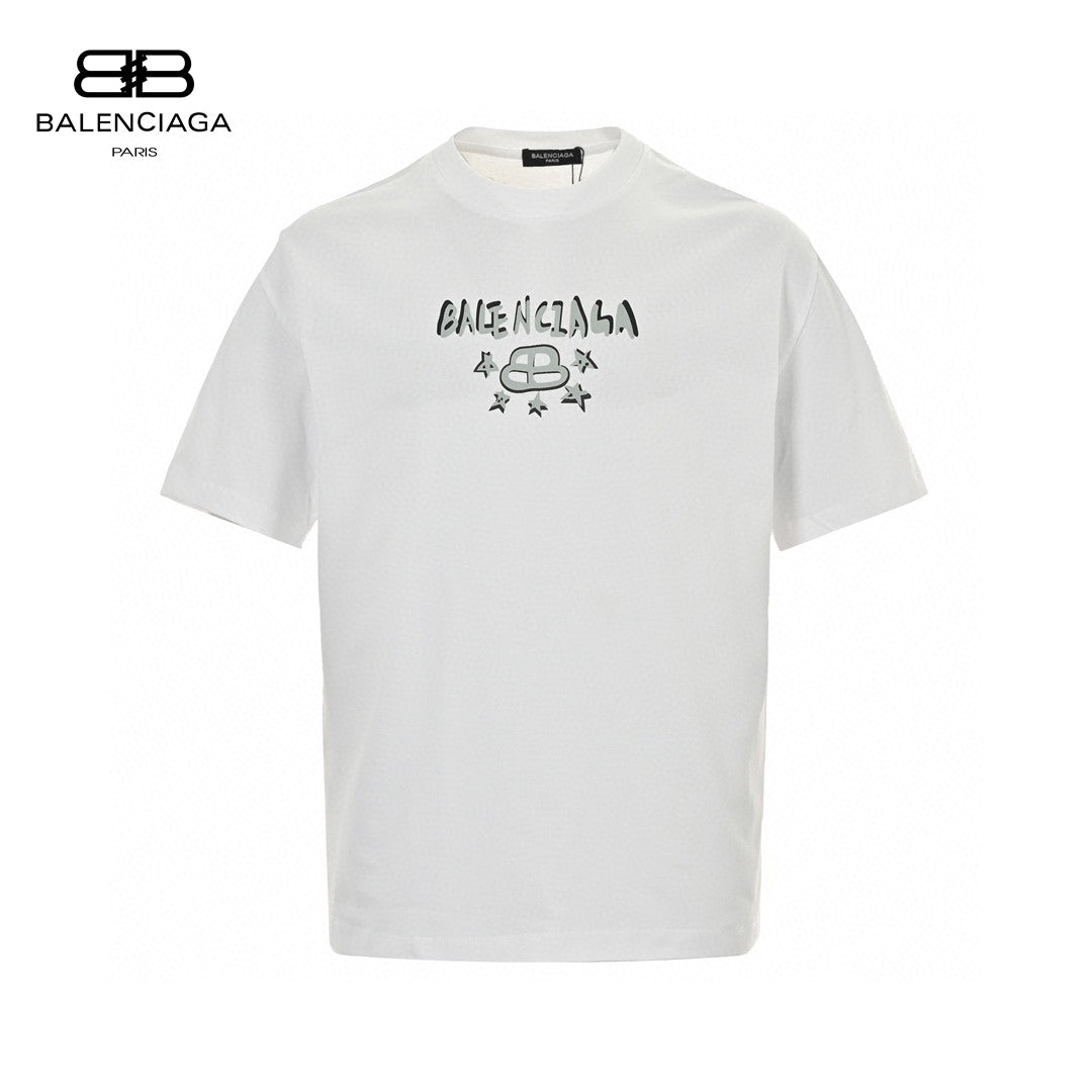 Balenciaga T-Shirt - Star Graphic - Phantom Kicks