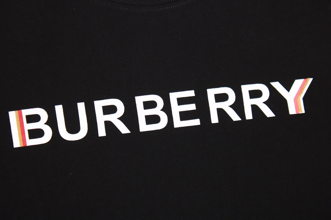 Burberry Logo T-Shirt - Black - Phantom Kicks