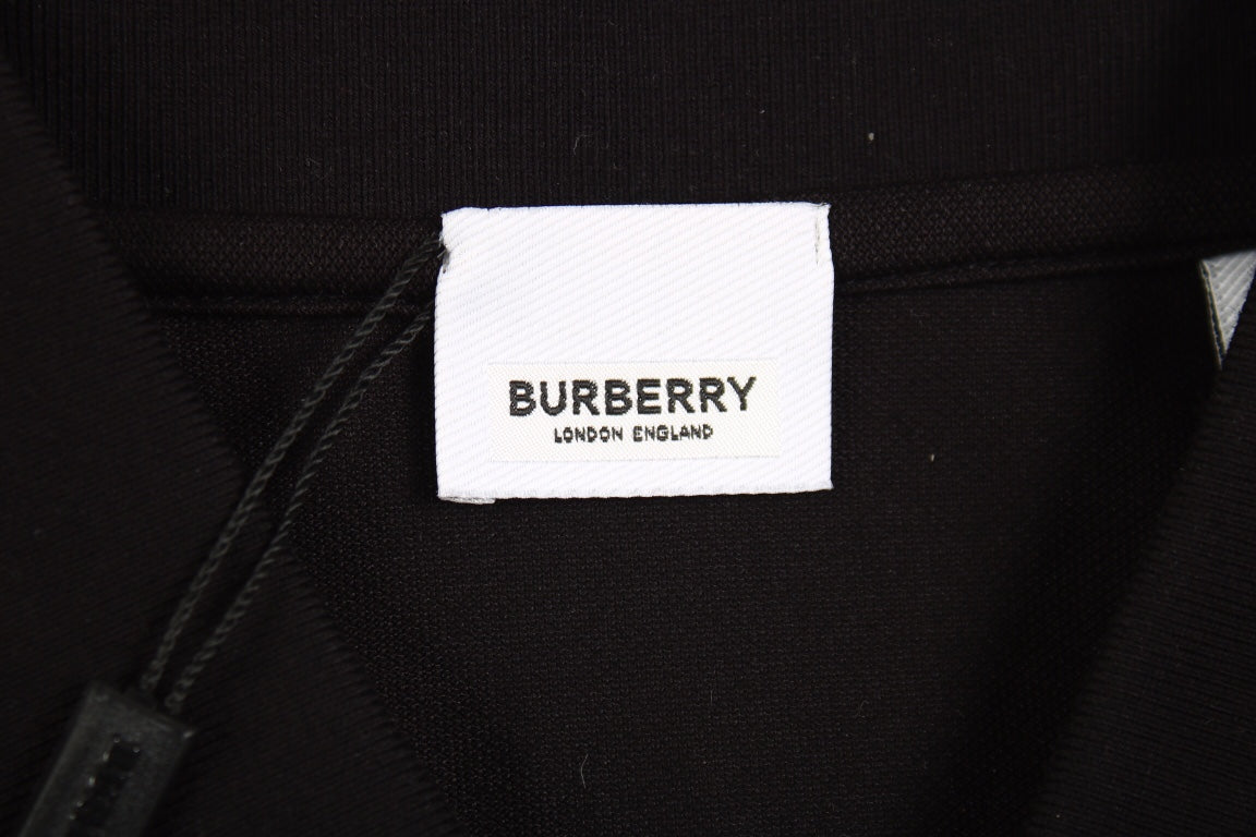 Burberry Embroidered Knight Polo - Black - Phantom Kicks