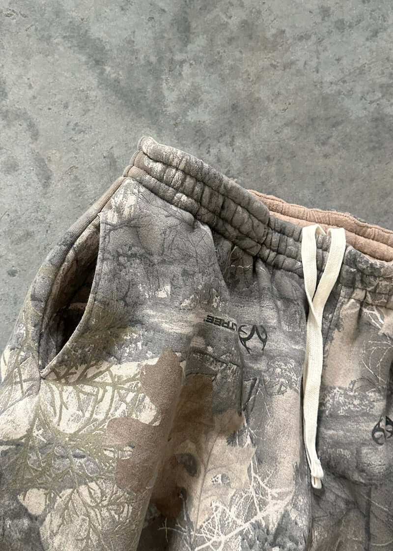 Y2K Women’s Camouflage Print Baggy Sweatpants – Unisex Streetwear, Multicolor, Casual & Comfortable - Phantom Kicks