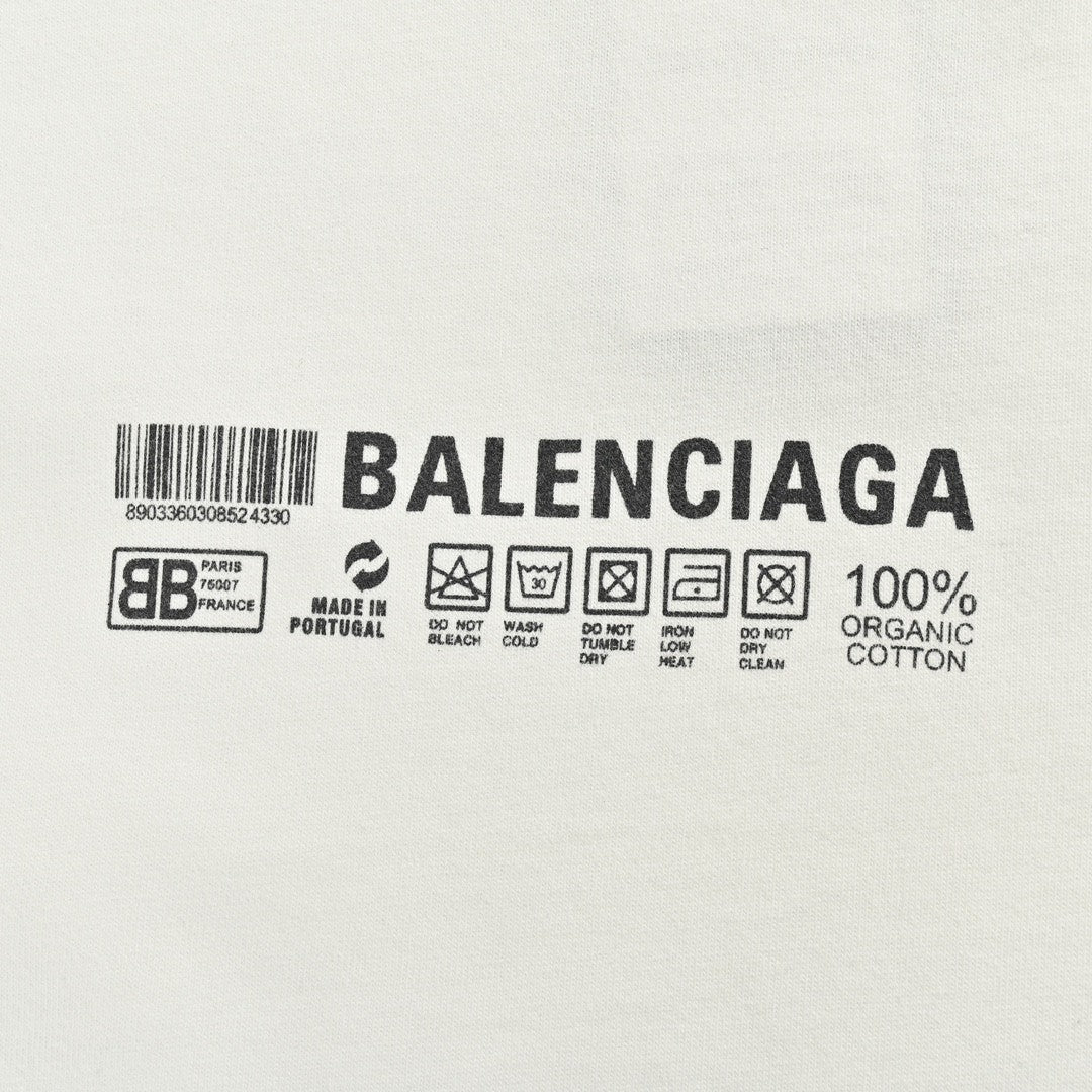 Balenciaga T-Shirt - Barcode Graphic - Phantom Kicks