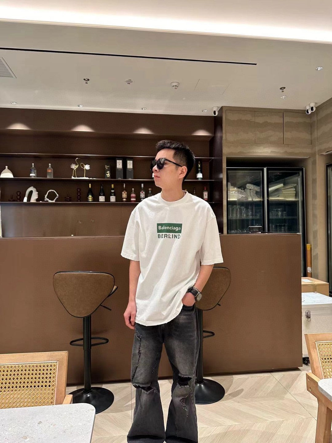 Balenciaga T-Shirt - Berlin Graphic - Phantom Kicks