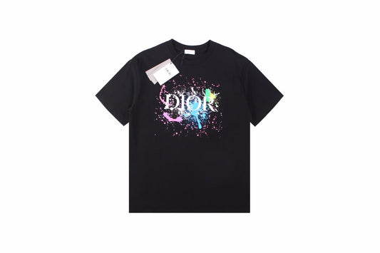 Dior Color Splash Graphic T-Shirt - Black - Phantom Kicks