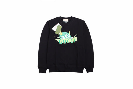 Gucci Monster Graphic Sweatshirt - Phantom Kicks