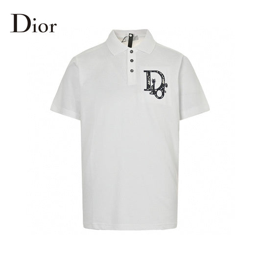 Dior Oblique Embroidered White Polo Shirt - Phantom Kicks