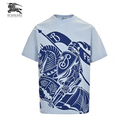 Burberry Knight Print T-Shirt (Light Blue) - Phantom Kicks