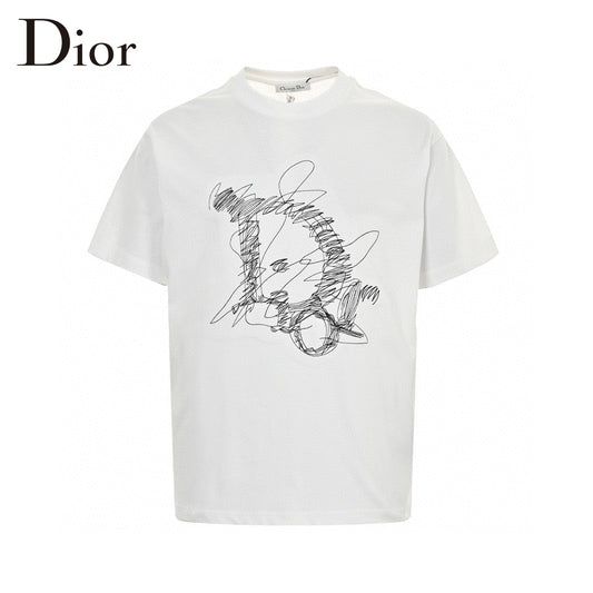 Dior Scribble Design T-Shirt - Phantom Kicks