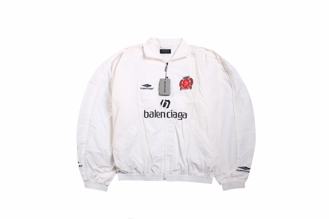 Balenciaga White Zip-Up Track Jacket - Phantom Kicks