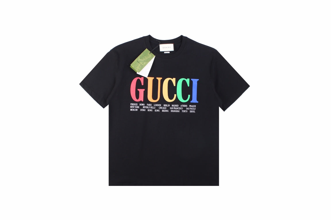Gucci Cities Block Letter T-Shirt - Phantom Kicks