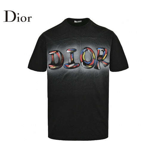 Dior Artistic Logo T-Shirt (Black) - Phantom Kicks