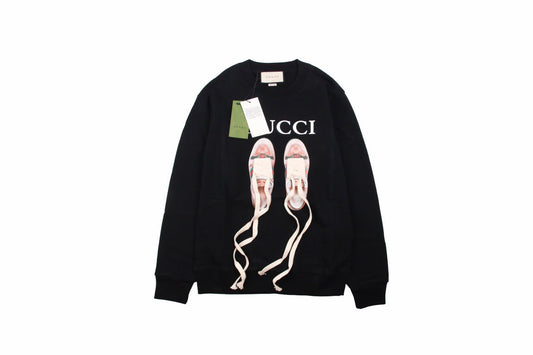 Gucci Black Sweatshirt with Ballet Slippers Print - Phantom Kicks