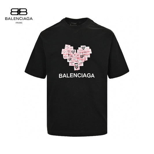 Balenciaga Love Notes T-Shirt in Black - Phantom Kicks