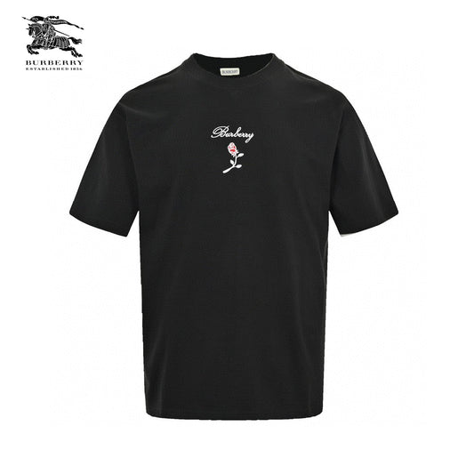 Burberry Rose Logo T-Shirt (Black) - Phantom Kicks