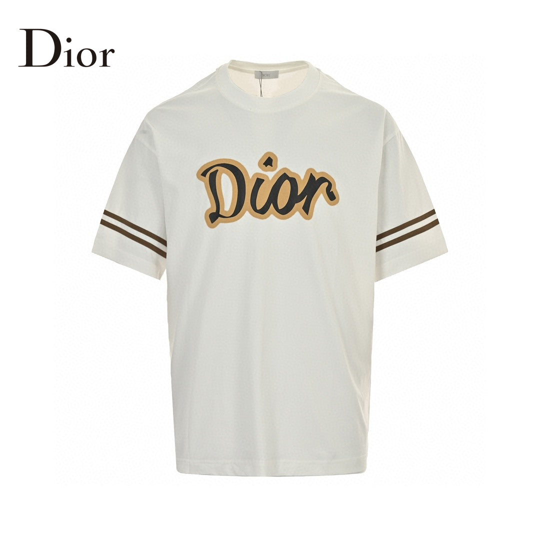 Dior White and Brown T-Shirt - Phantom Kicks