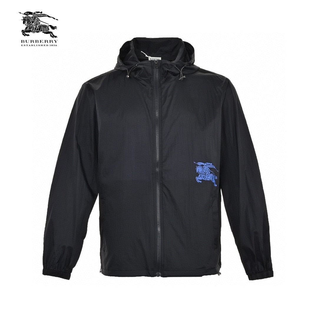 Burberry Lightweight Hooded Jacket - Black - Phantom Kicks