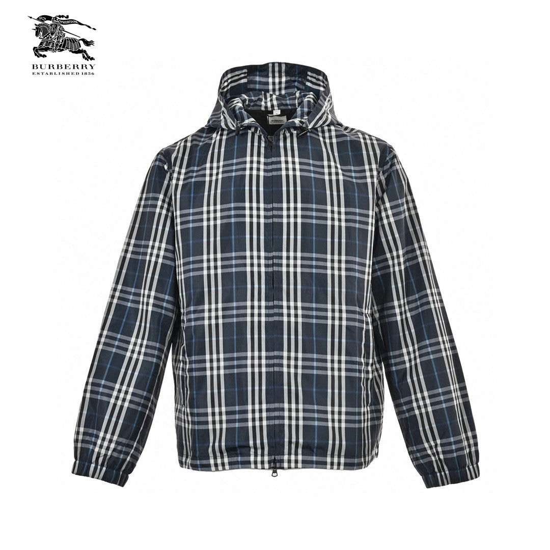 Burberry Checkered Hooded Jacket - Phantom Kicks