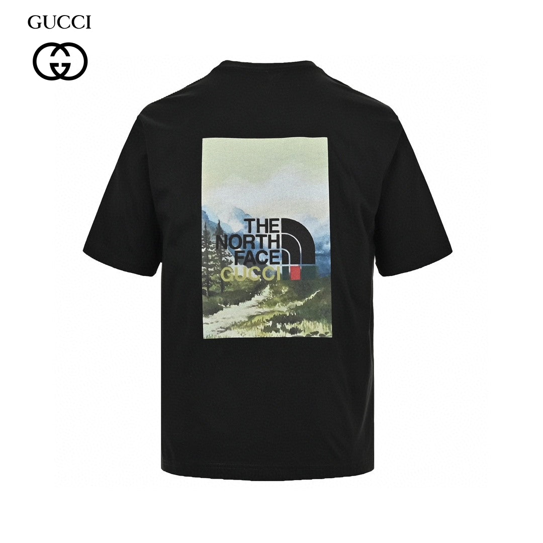 The North Face x Gucci Nature Print T-Shirt (Black) - Phantom Kicks