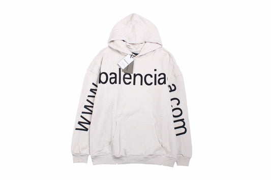 Balenciaga Off-White Oversized Hoodie - Phantom Kicks