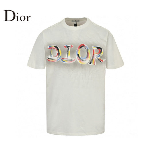 Dior Artistic Logo T-Shirt (White) - Phantom Kicks