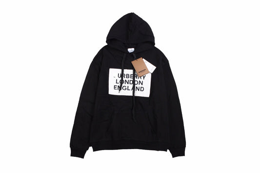 Burberry Black Hoodie with Logo - Phantom Kicks