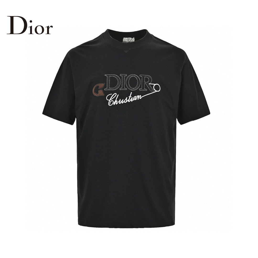 Dior Safety Pin Logo Black T-Shirt - Phantom Kicks