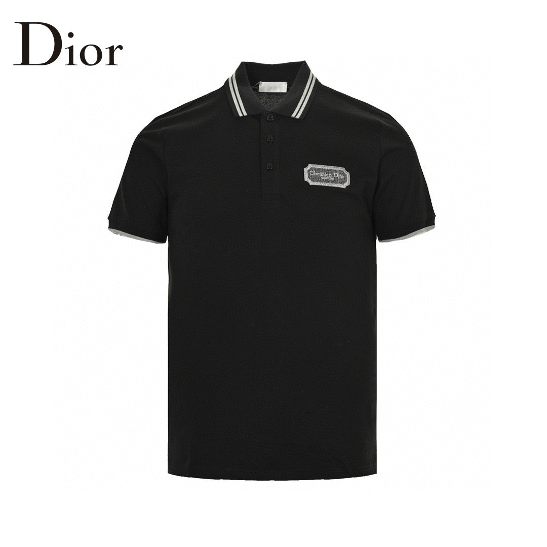 Dior Polo Shirt (Black) - Phantom Kicks