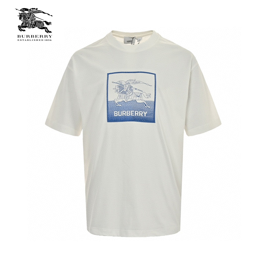Burberry Knight Logo T-Shirt (White) - Phantom Kicks